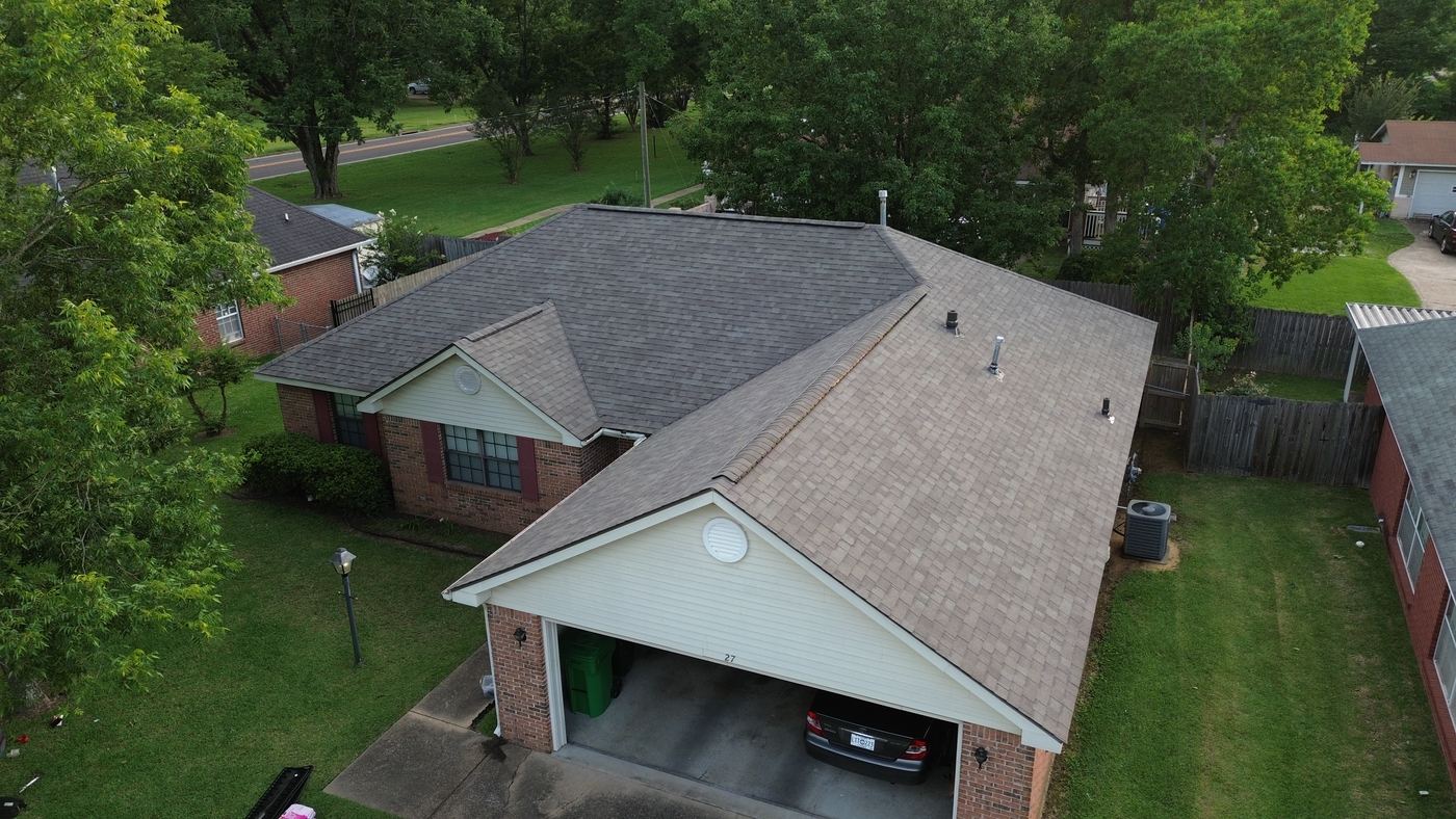 Finished roof